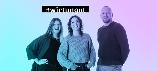 Mitarbeitergruppe mit dem Titel #wirtungut